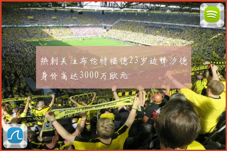 热刺关注布伦特福德23岁边锋沙德身价高达3000万欧元